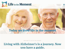 Tablet Screenshot of lifeinthemoment.com